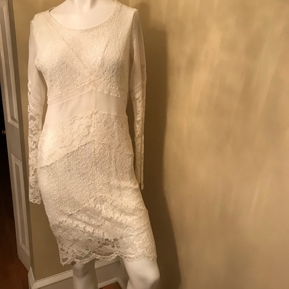 H&M White Lace High Low Dress - Picture 8 of 8